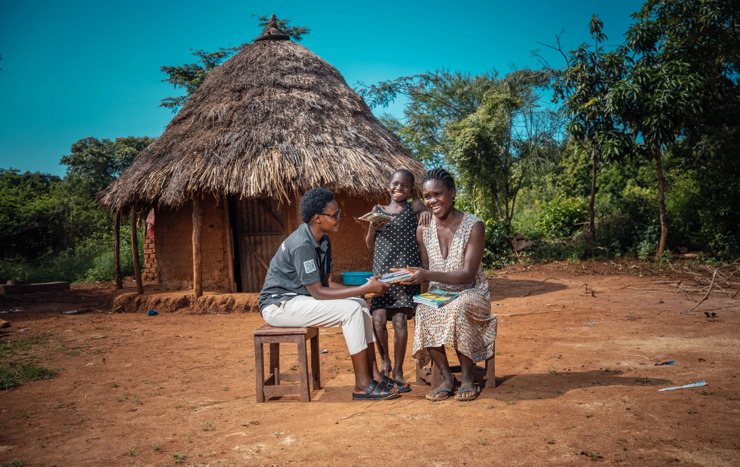 Caregivers meeting as part of an Amuno community savings and livelihoods group